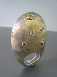 Ring Safire Peridot